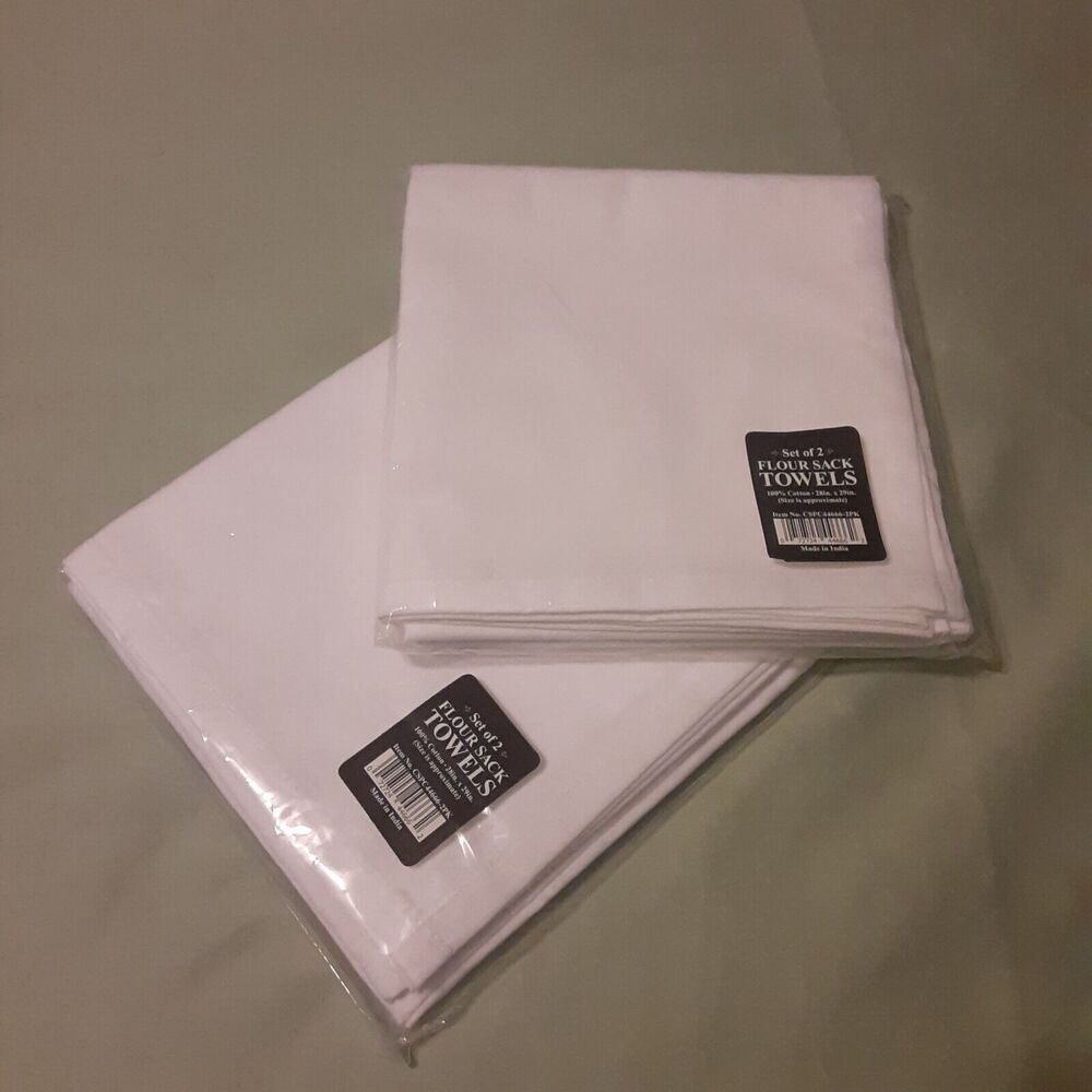 Flower Sak Tea Towels X4 Everyday Use Classic
